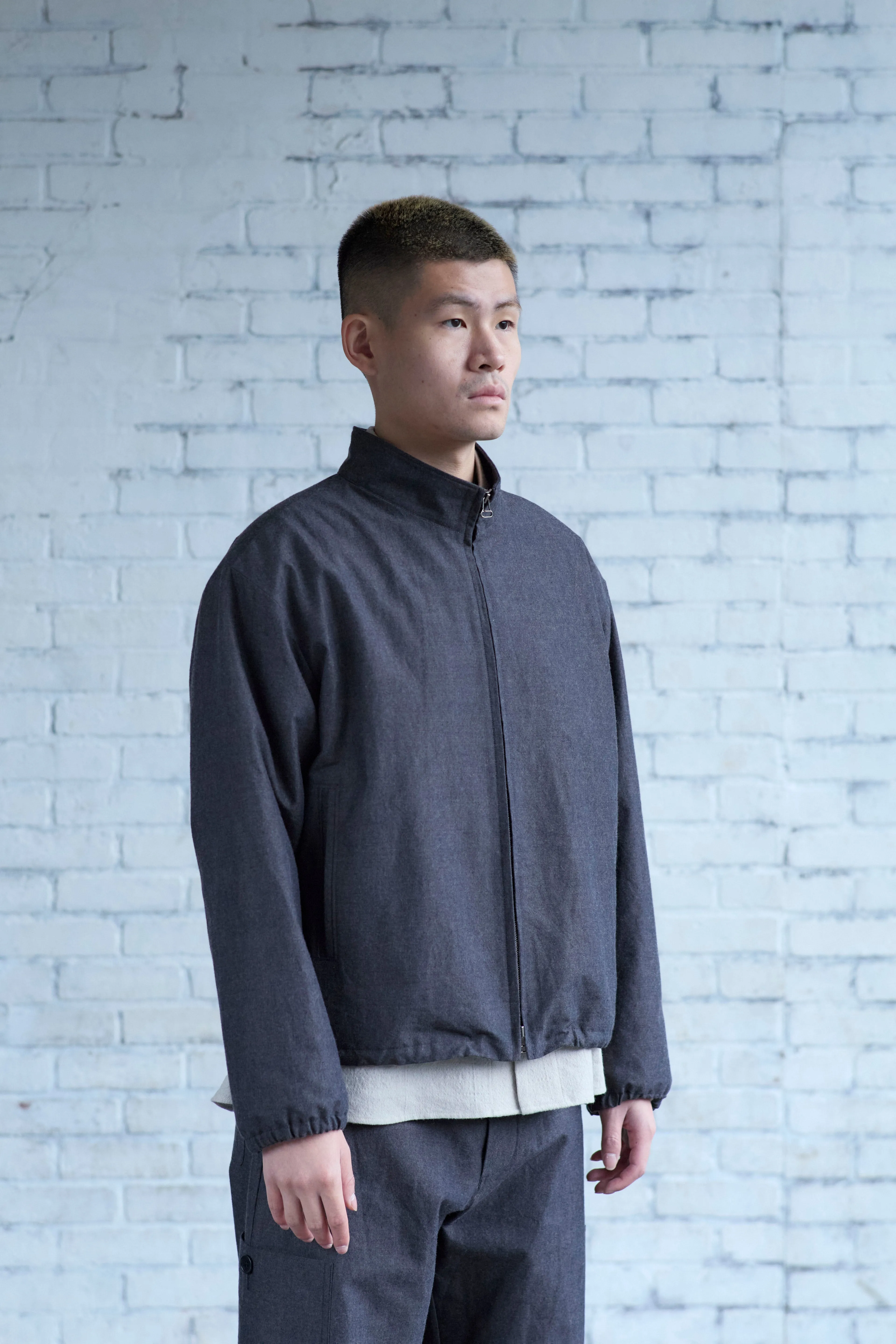 Slip Jacket in Wool / Cotton Buff sold by Of Nothing product image thumbnail 5