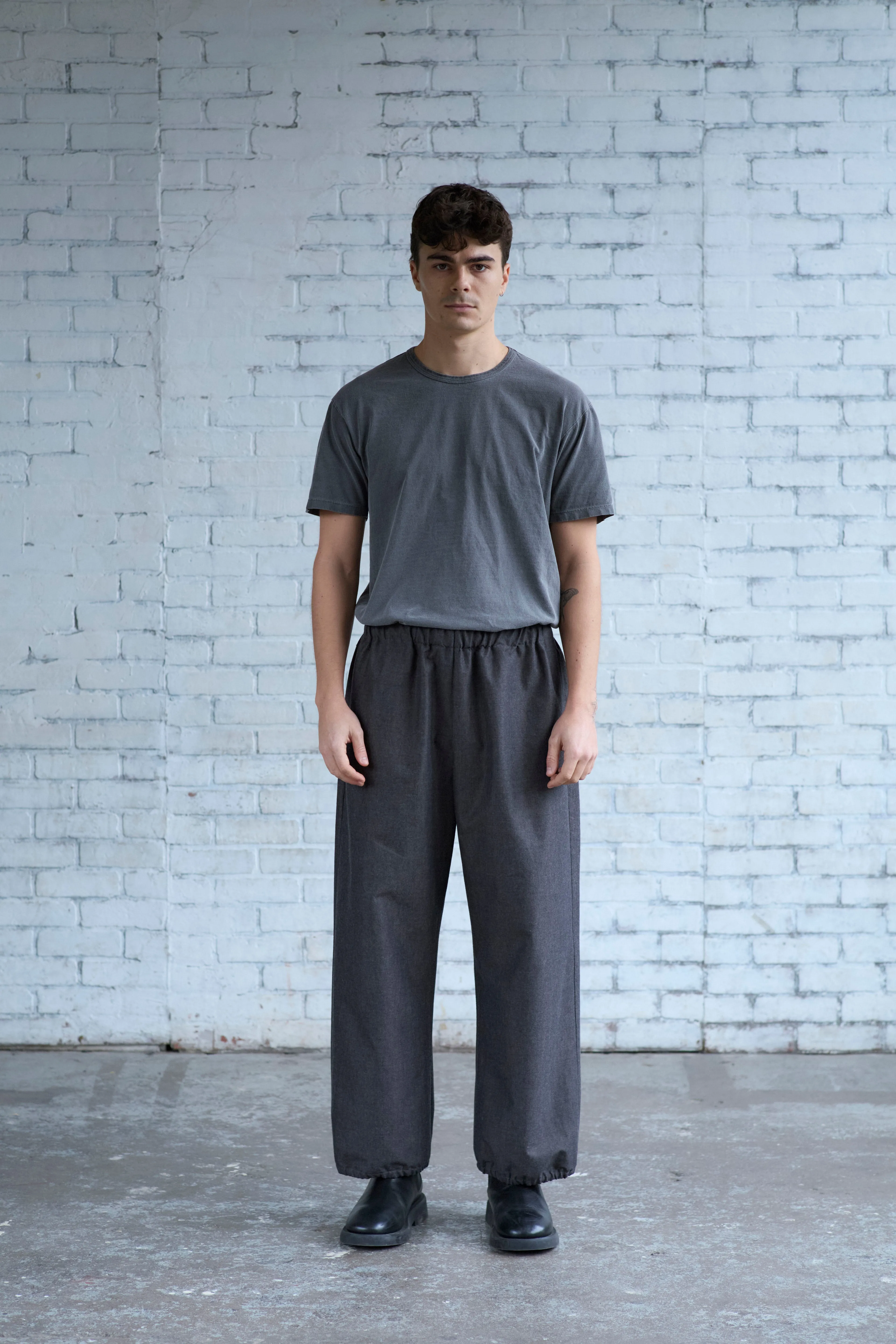 Gather Pants in Wool / Cotton Buff sold by Of Nothing product image thumbnail 2