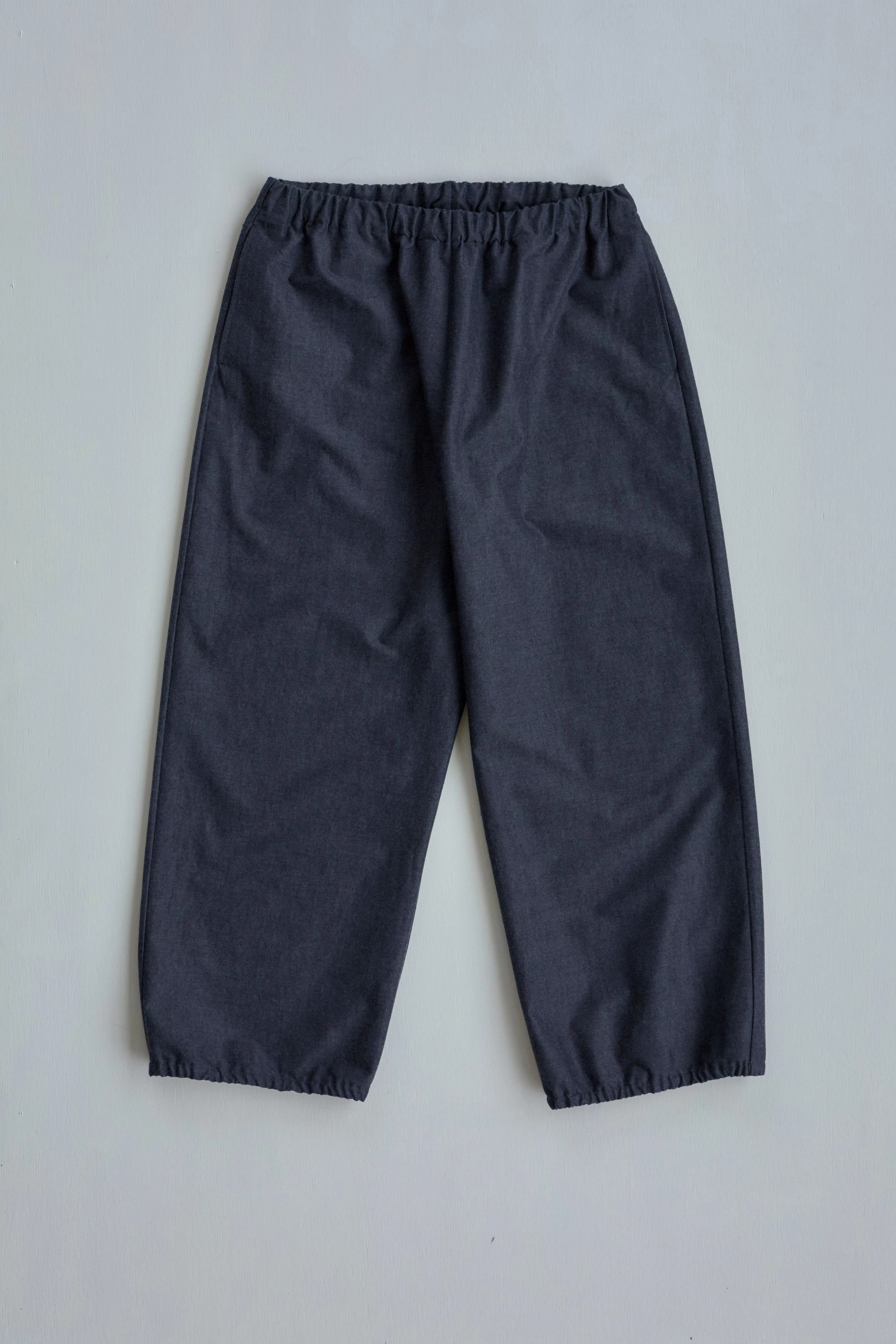 Gather Pants in Wool / Cotton Buff sold by Of Nothing