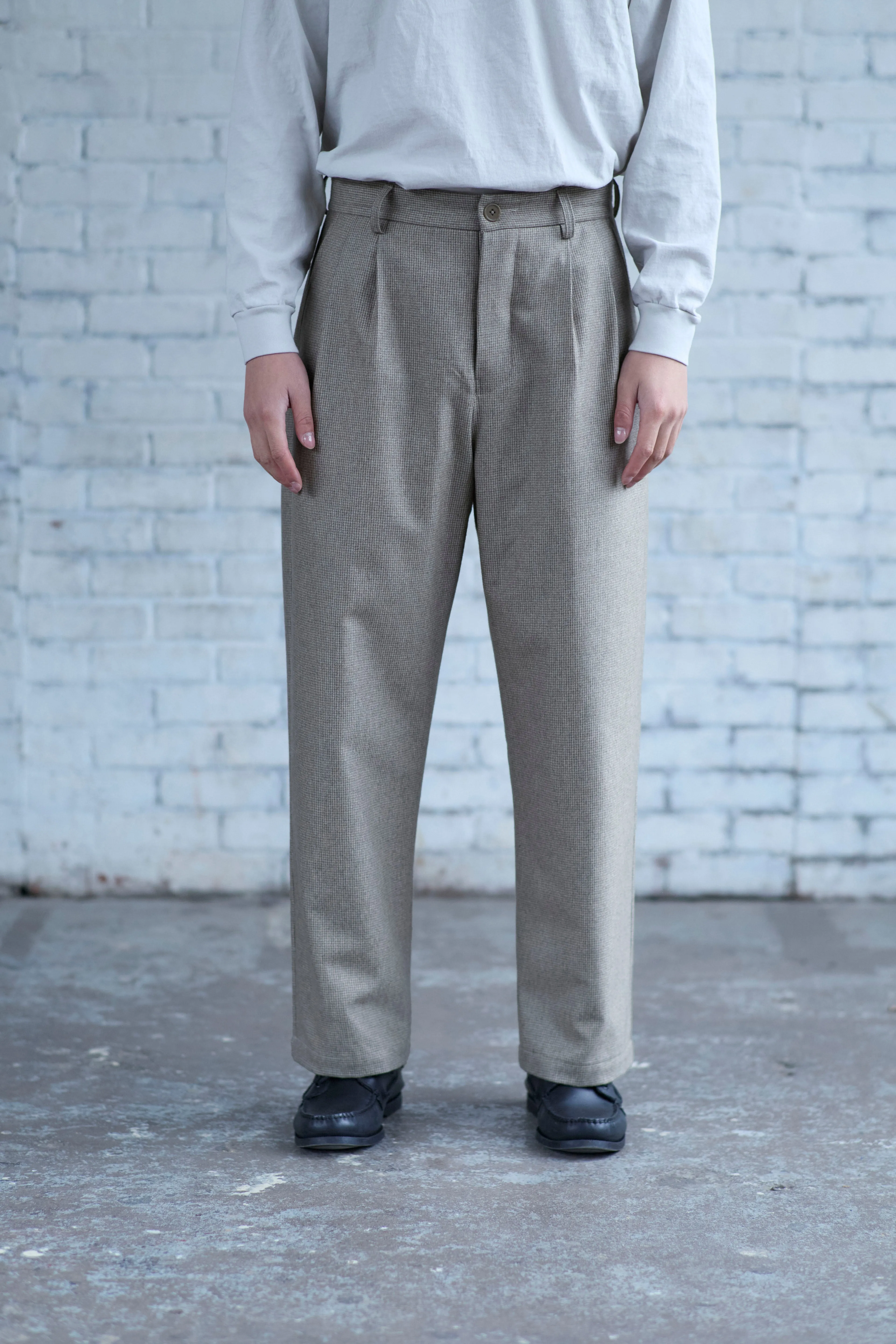 Dress Pants in Wool / Cashmere Flannel sold by Of Nothing product image thumbnail 4