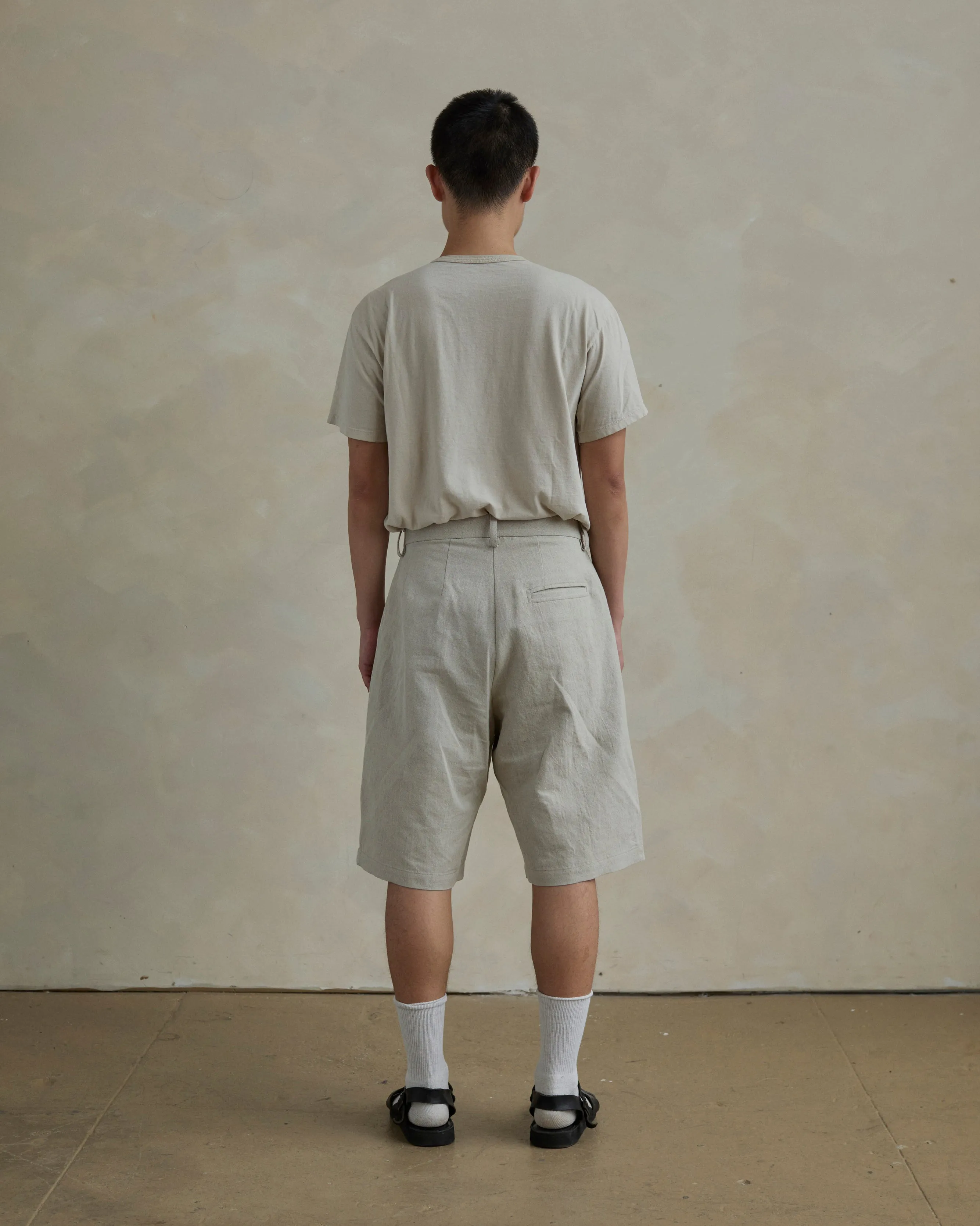 Dress Shorts in Cotton/Linen Plainweave sold by Of Nothing product image thumbnail 3