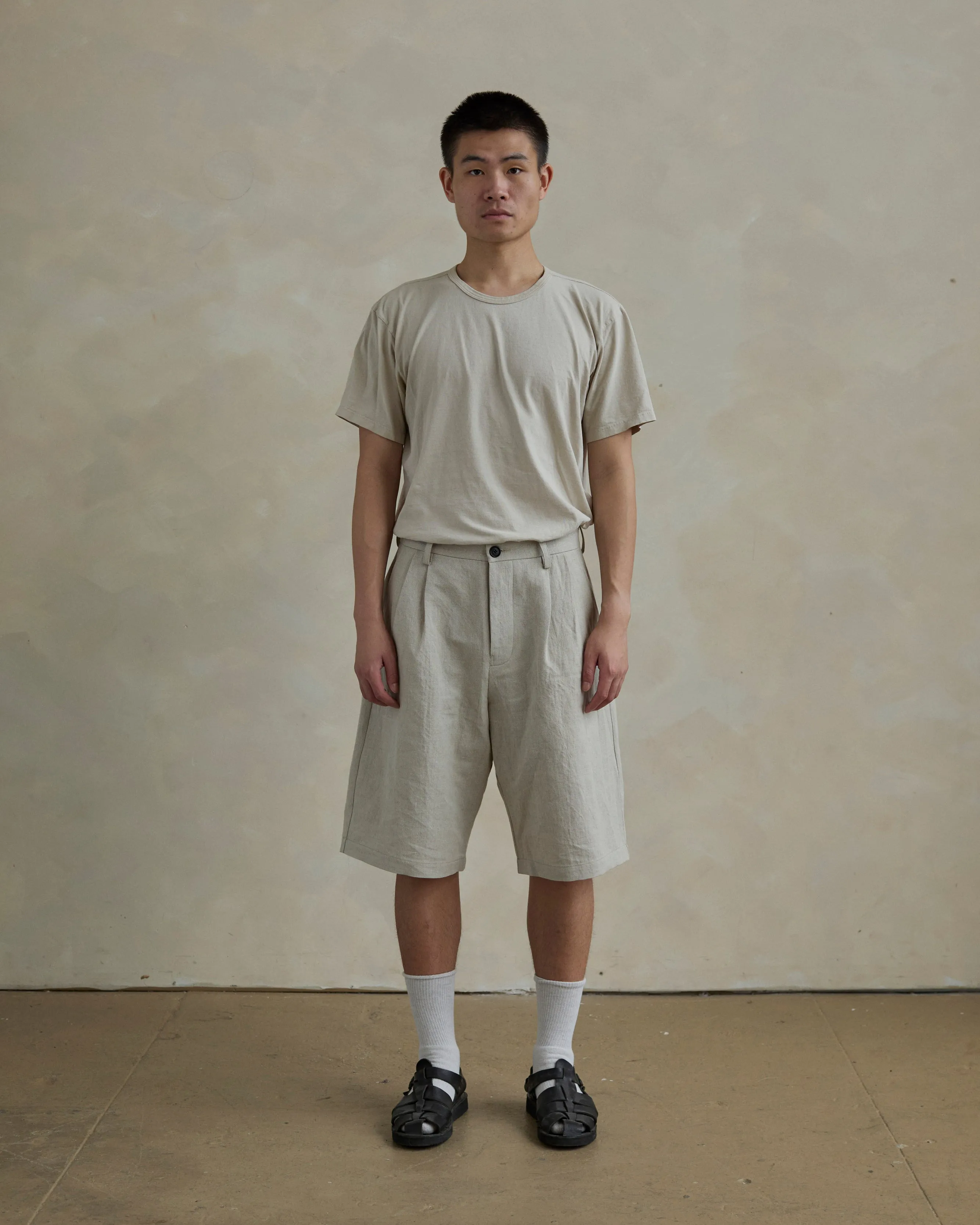 Dress Shorts in Cotton/Linen Plainweave sold by Of Nothing product image thumbnail 2