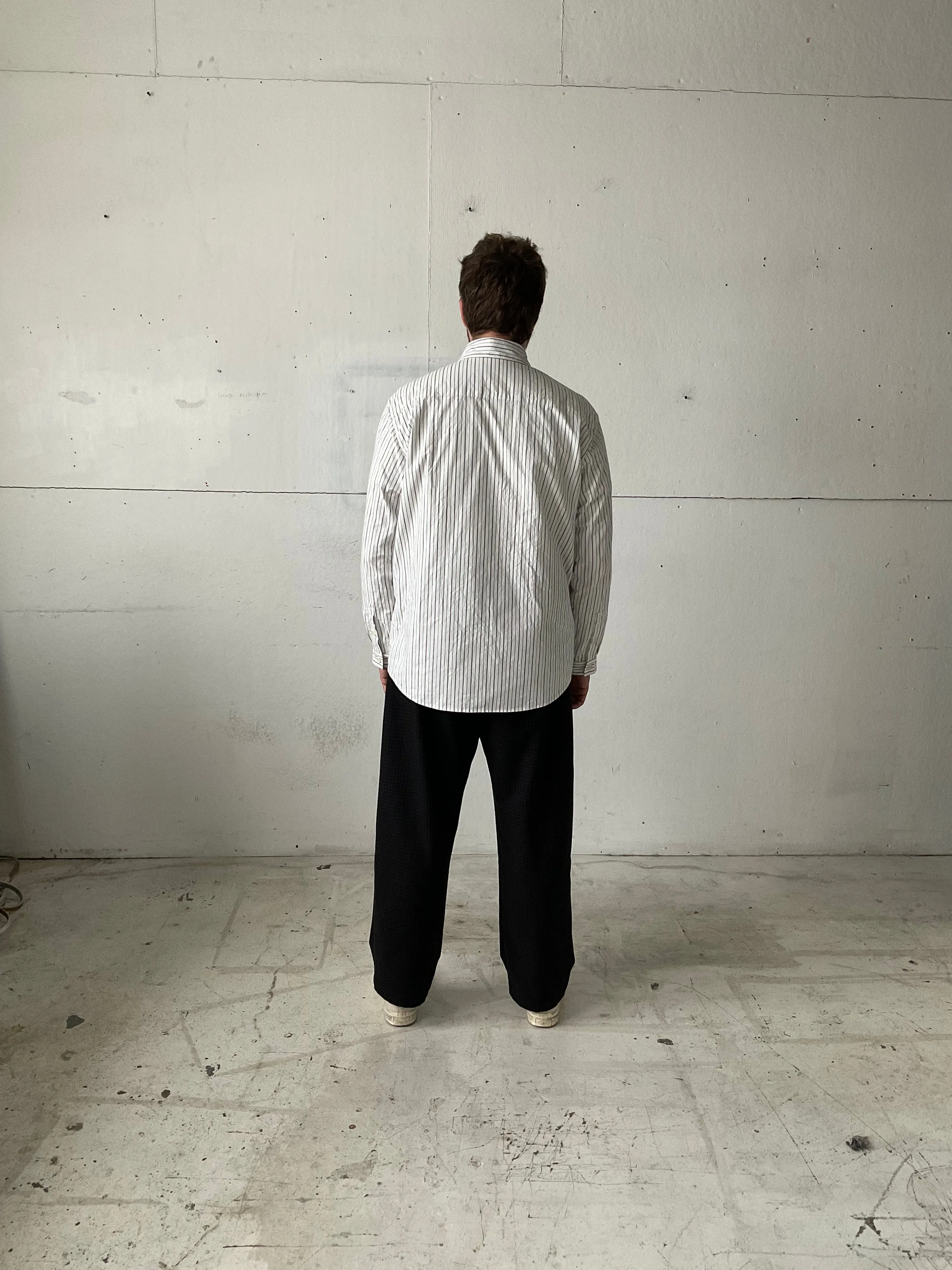 Dress Shirt in Striped Cotton Cloth sold by Of Nothing product image thumbnail 5