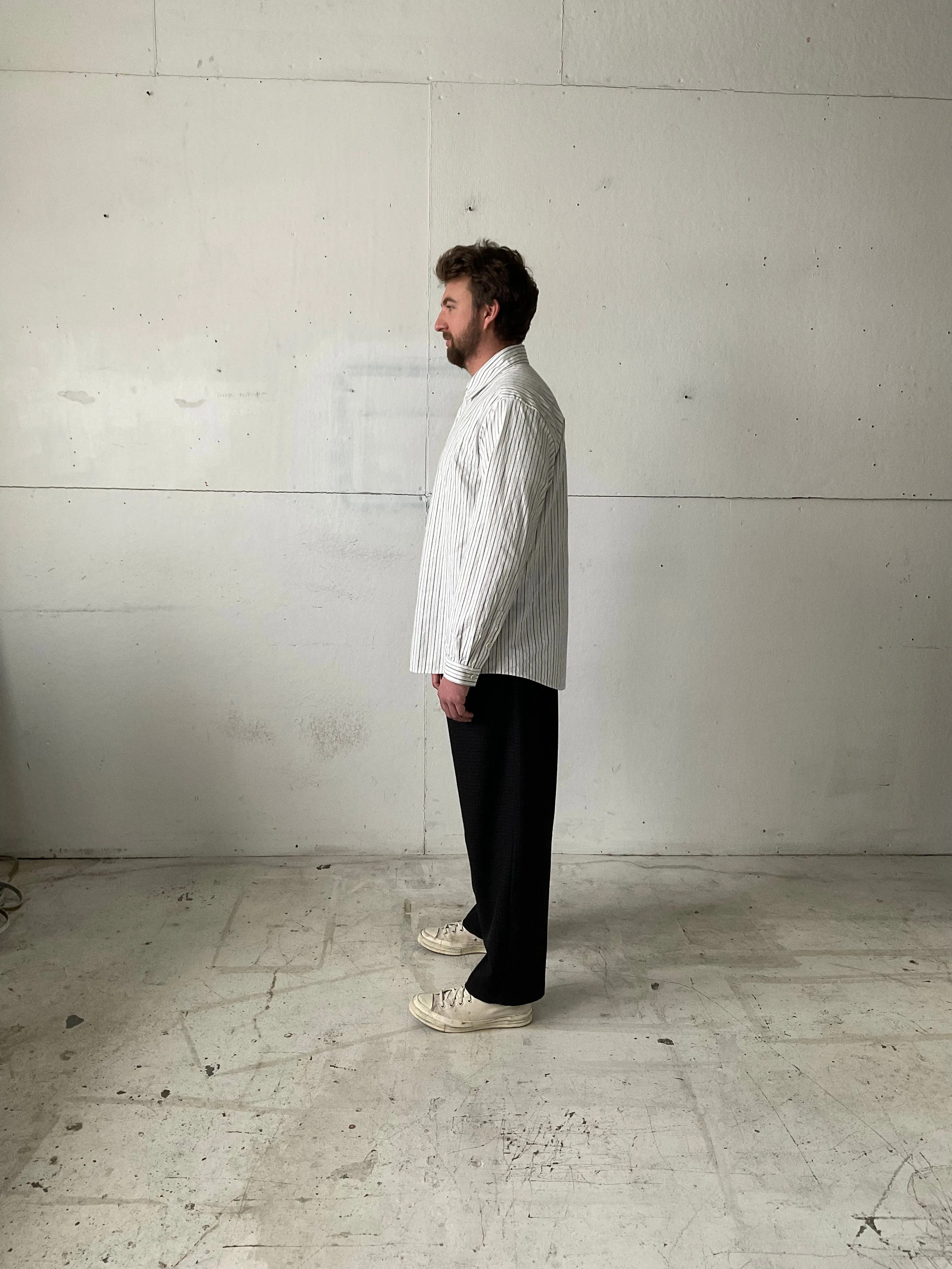 Dress Shirt in Striped Cotton Cloth sold by Of Nothing product image thumbnail 4