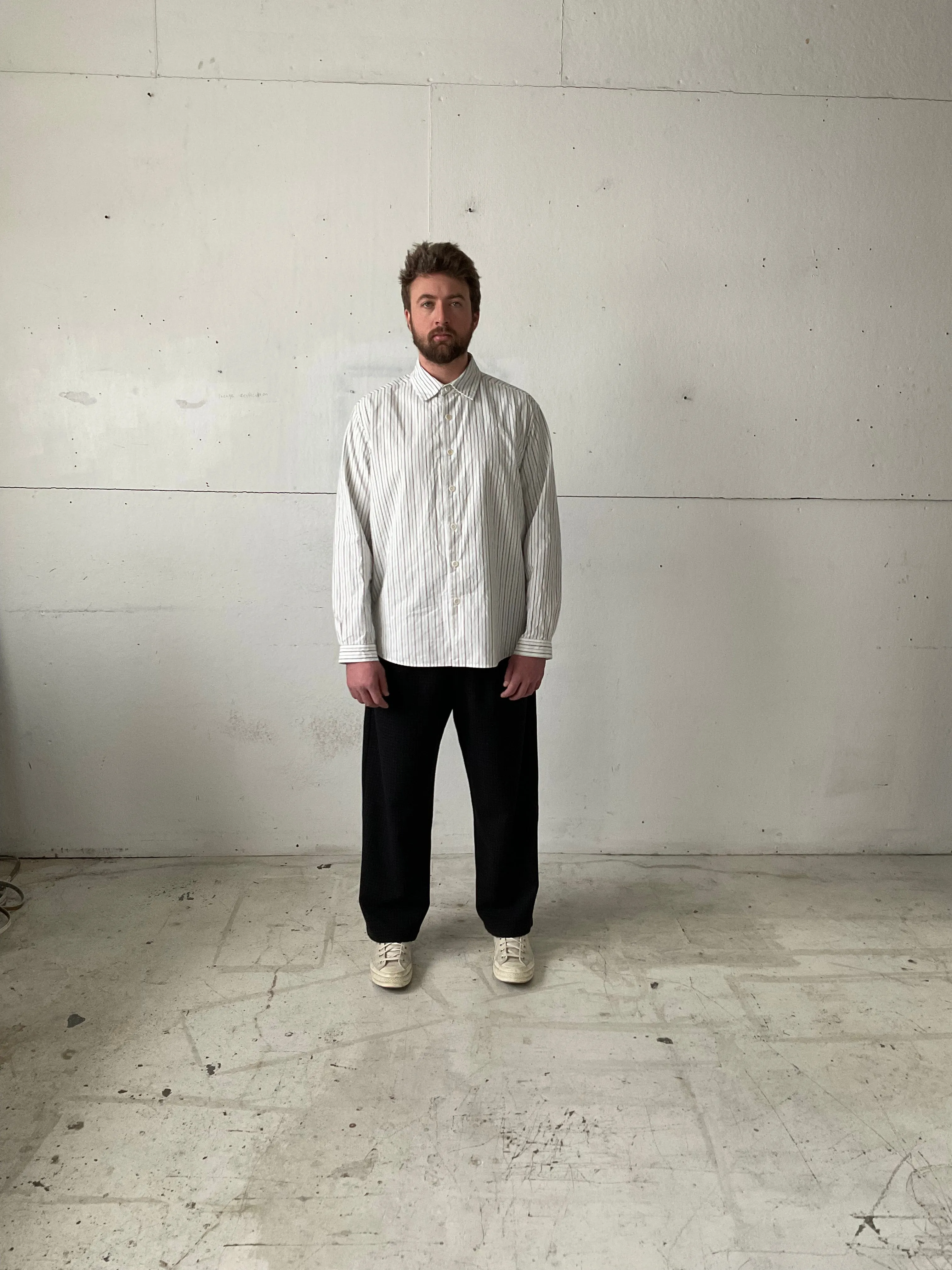 Dress Shirt in Striped Cotton Cloth sold by Of Nothing product image thumbnail 2