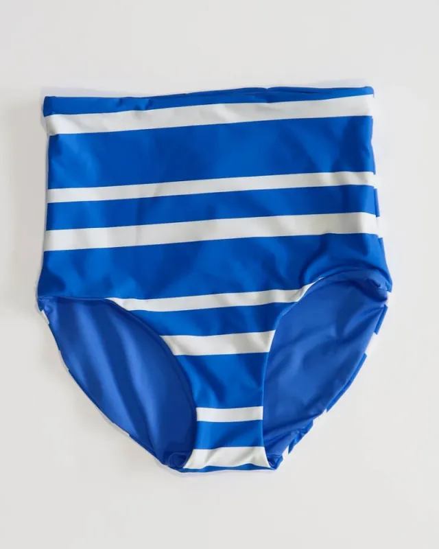 Capri/ Capri Stripe Reversible Ultra High-Waist Bottom sold by Lime Ricki