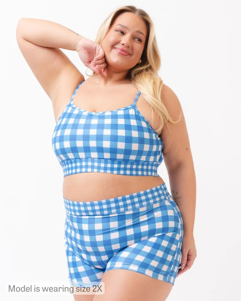 Blue Gingham Bralette sold by Lime Ricki product image thumbnail 5