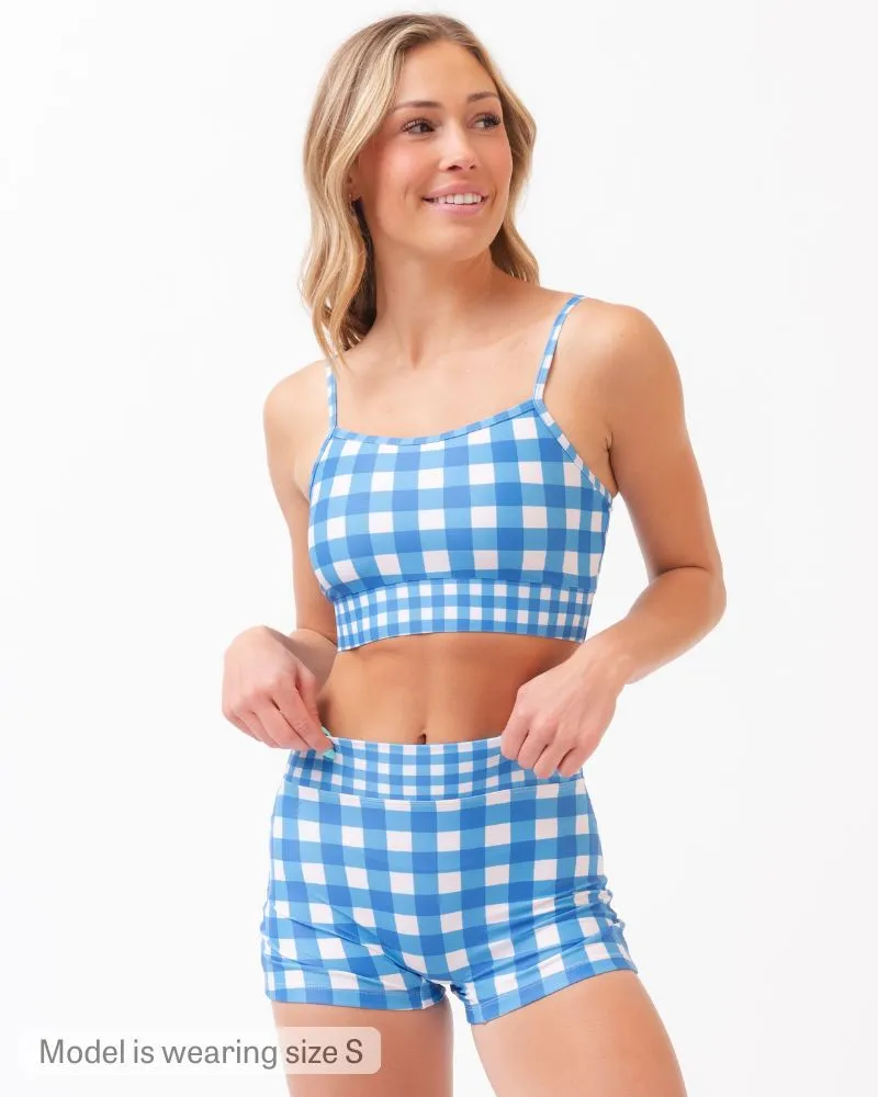 Blue Gingham Bralette sold by Lime Ricki product image thumbnail 4