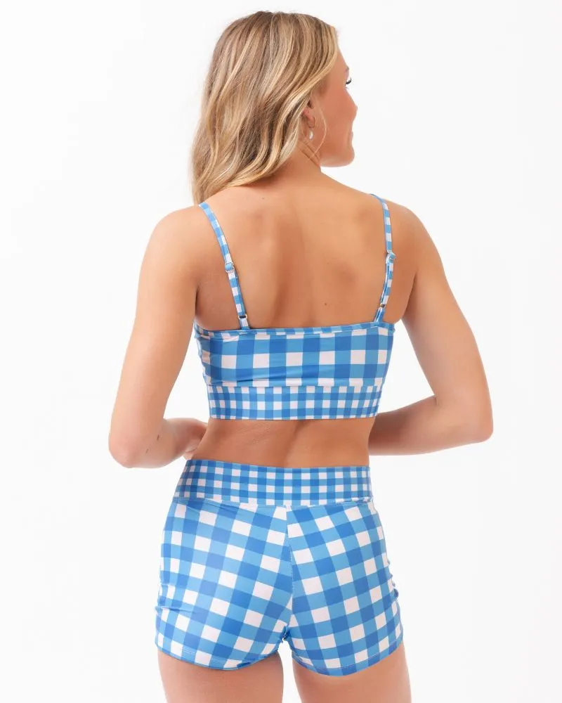 Blue Gingham Bralette sold by Lime Ricki product image thumbnail 3