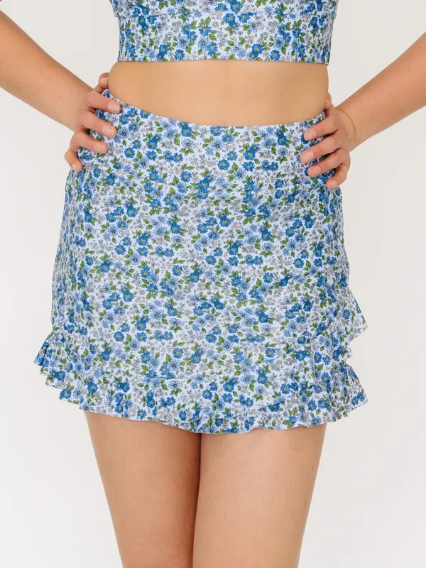 Cornflower Ruffle Skirt w/ Bottoms sold by Lime Ricki