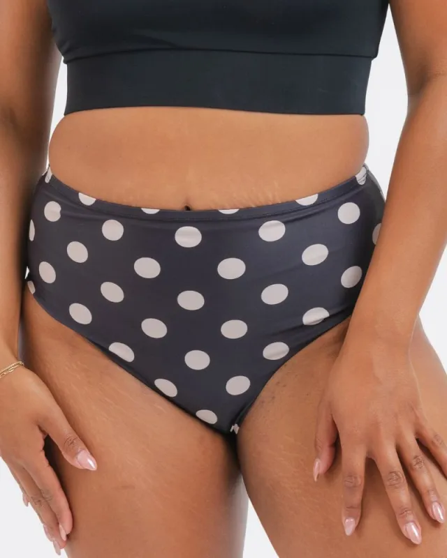Retro Dot Mid-Waist Bottom sold by Lime Ricki