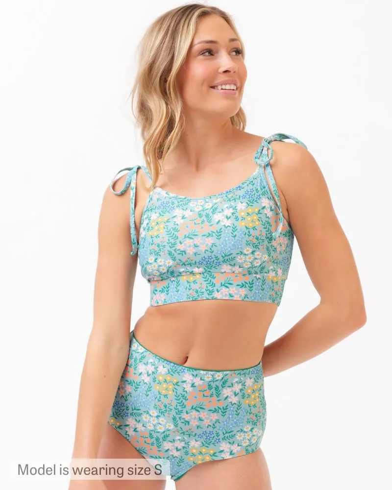 Little Meadow / Emerald Reversible Ultra High-Waist Bottom sold by Lime Ricki product image thumbnail 3