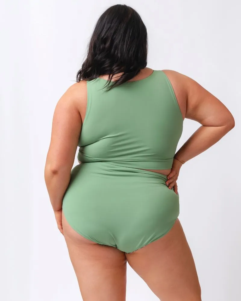 Basil Knotted Crop Top sold by Lime Ricki product image thumbnail 4