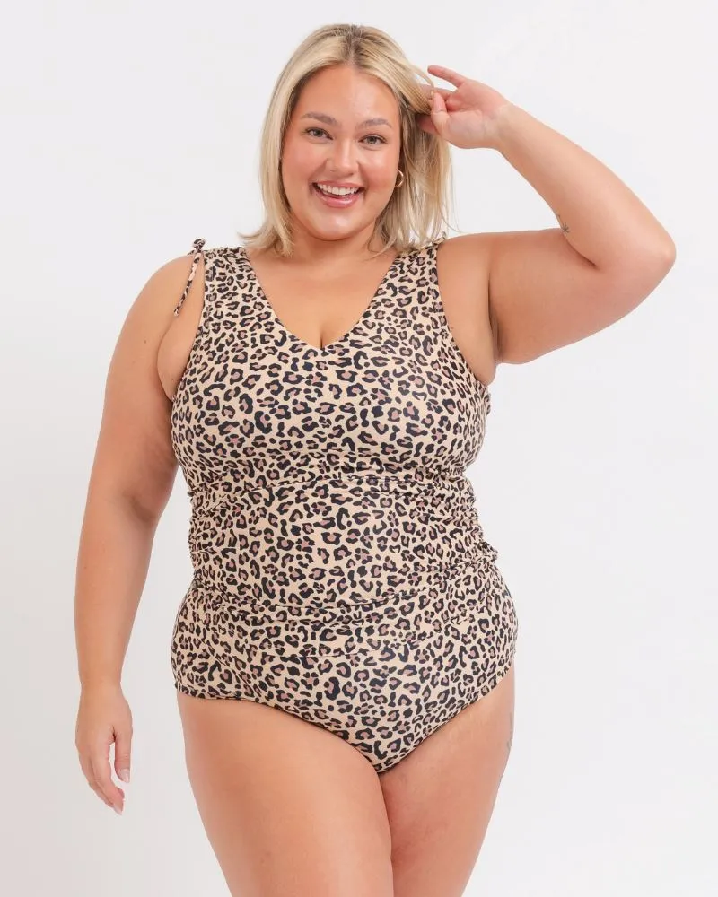 Cheetah V-Neck Tankini Top sold by Lime Ricki product image thumbnail 5
