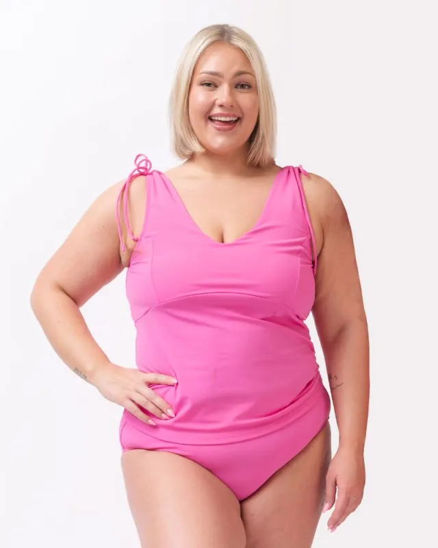 Caramela V-Neck Tankini Top made by Lime Ricki