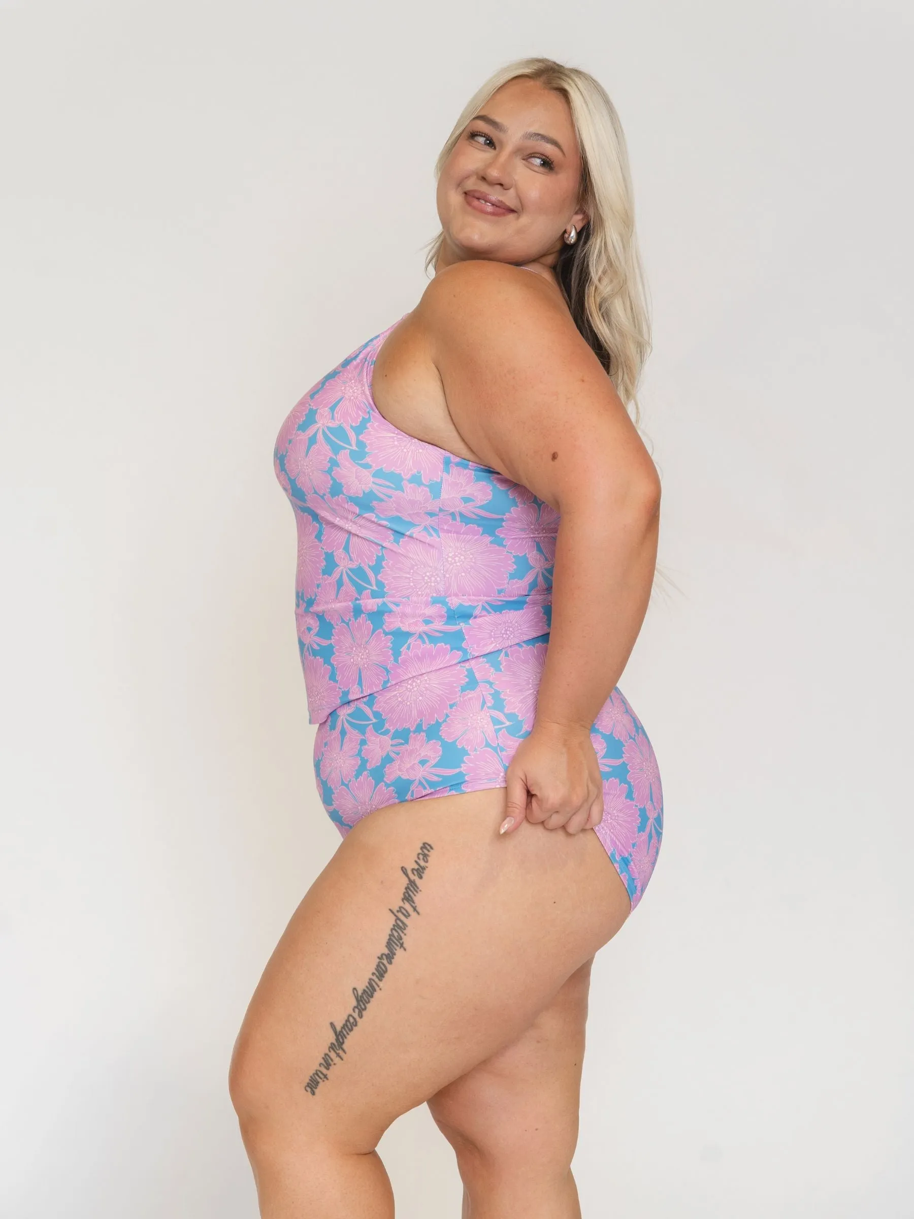 Dahlia Double-Cinch Tankini Top sold by Lime Ricki product image thumbnail 5