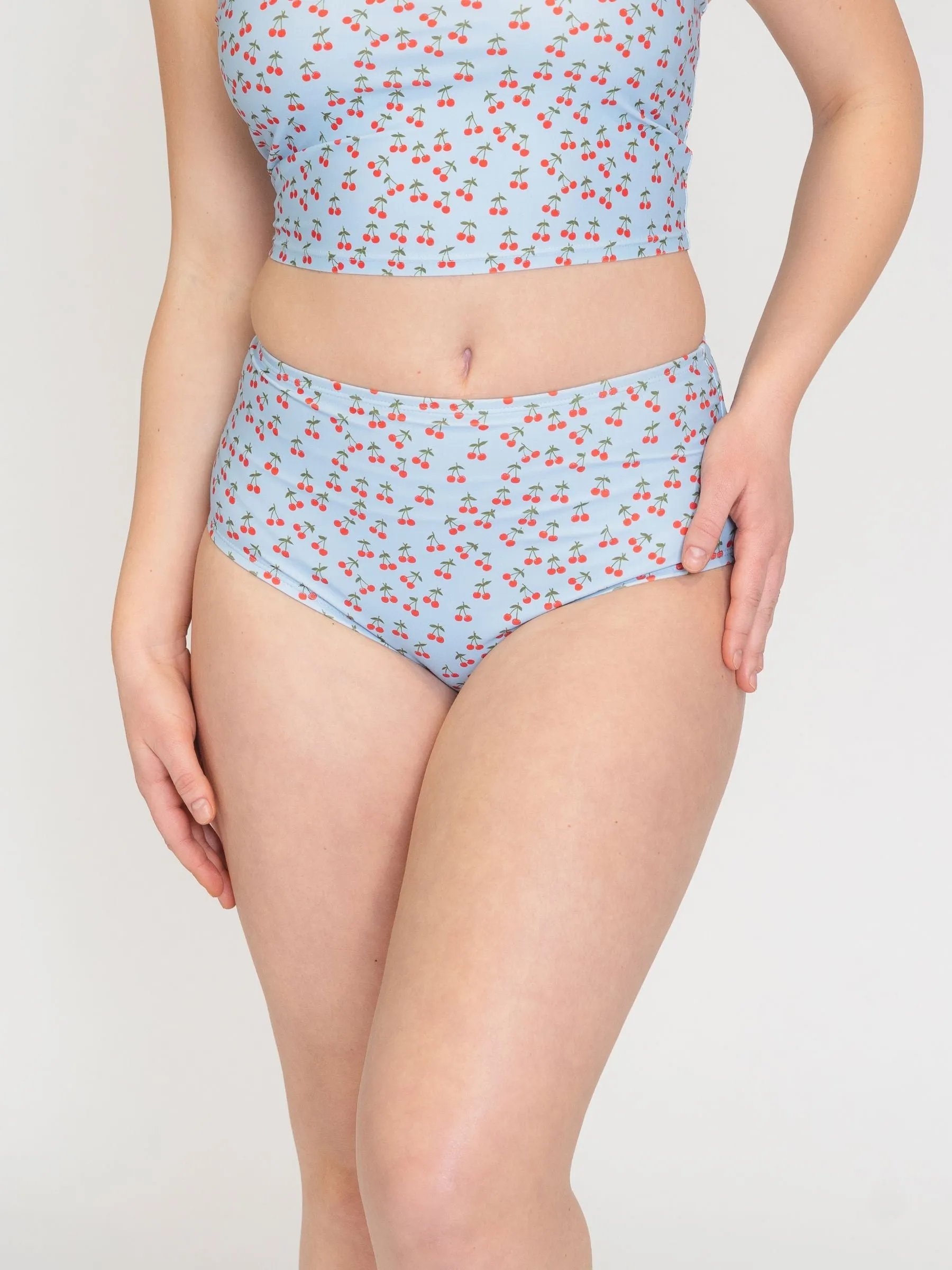 Cherries High-Waist Bottom sold by Lime Ricki