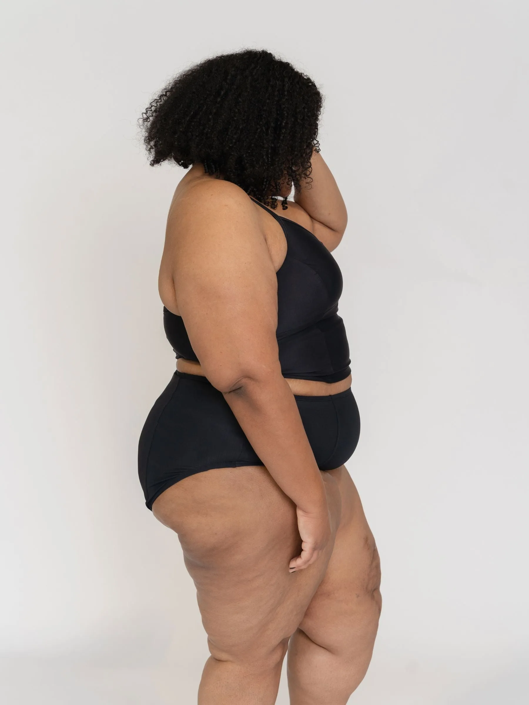Black Classic Crop Top sold by Lime Ricki product image thumbnail 4