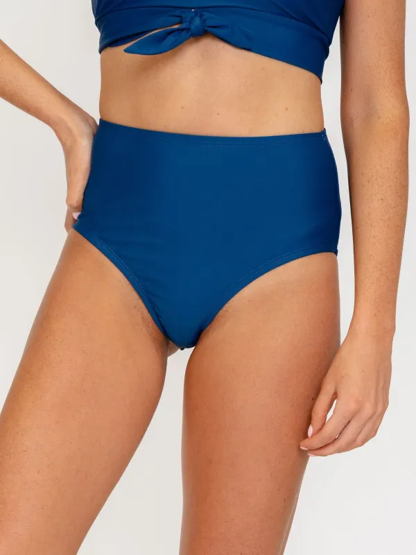 Navy High-Waist Bottom made by Lime Ricki