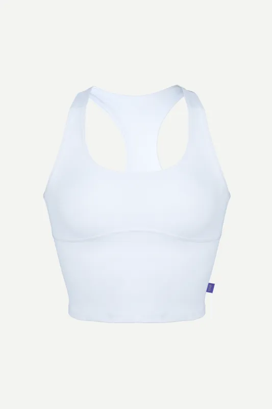 Racer Tank Sailor White sold by Tea You