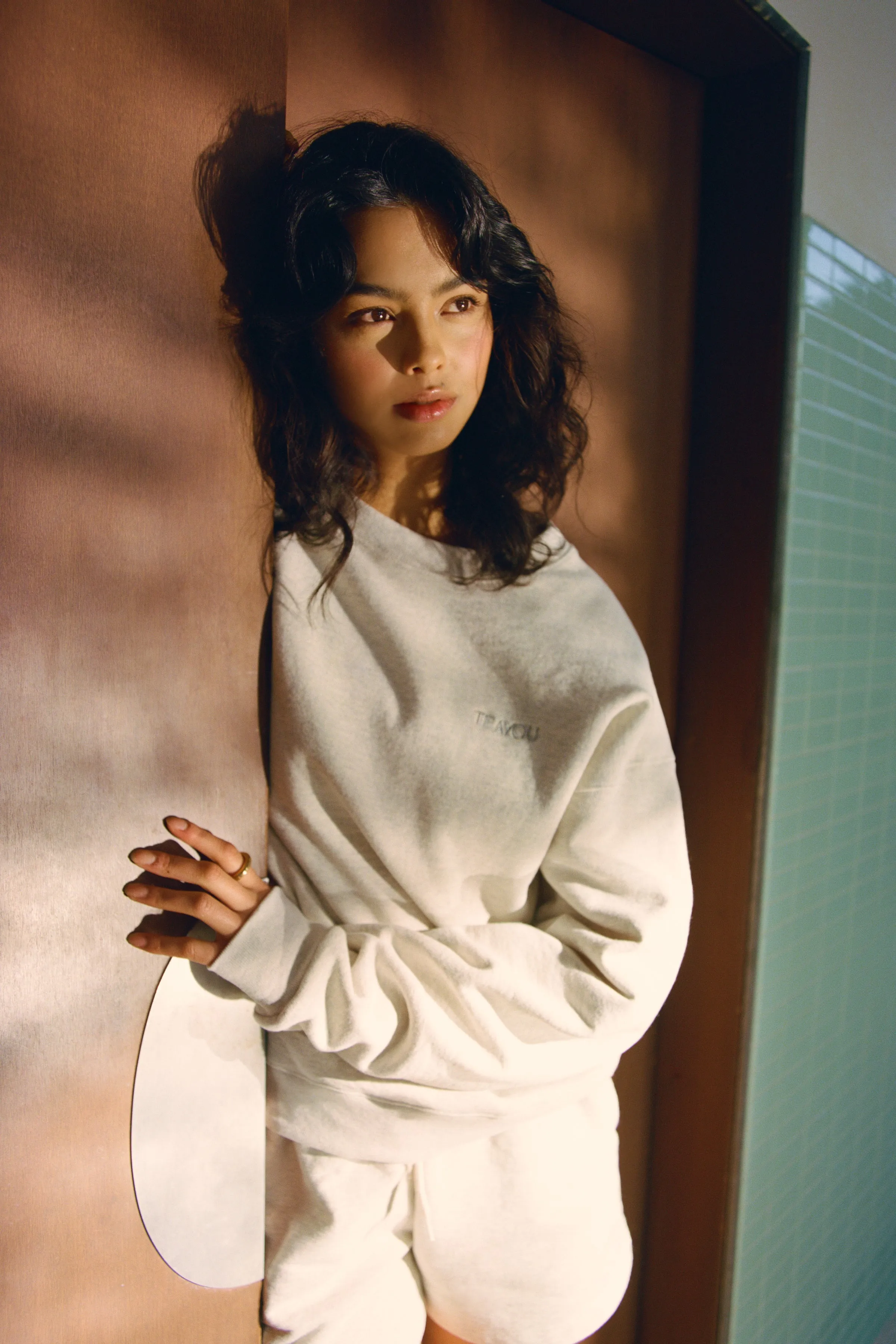 Fleece Crewneck Oat sold by Tea You product image thumbnail 2