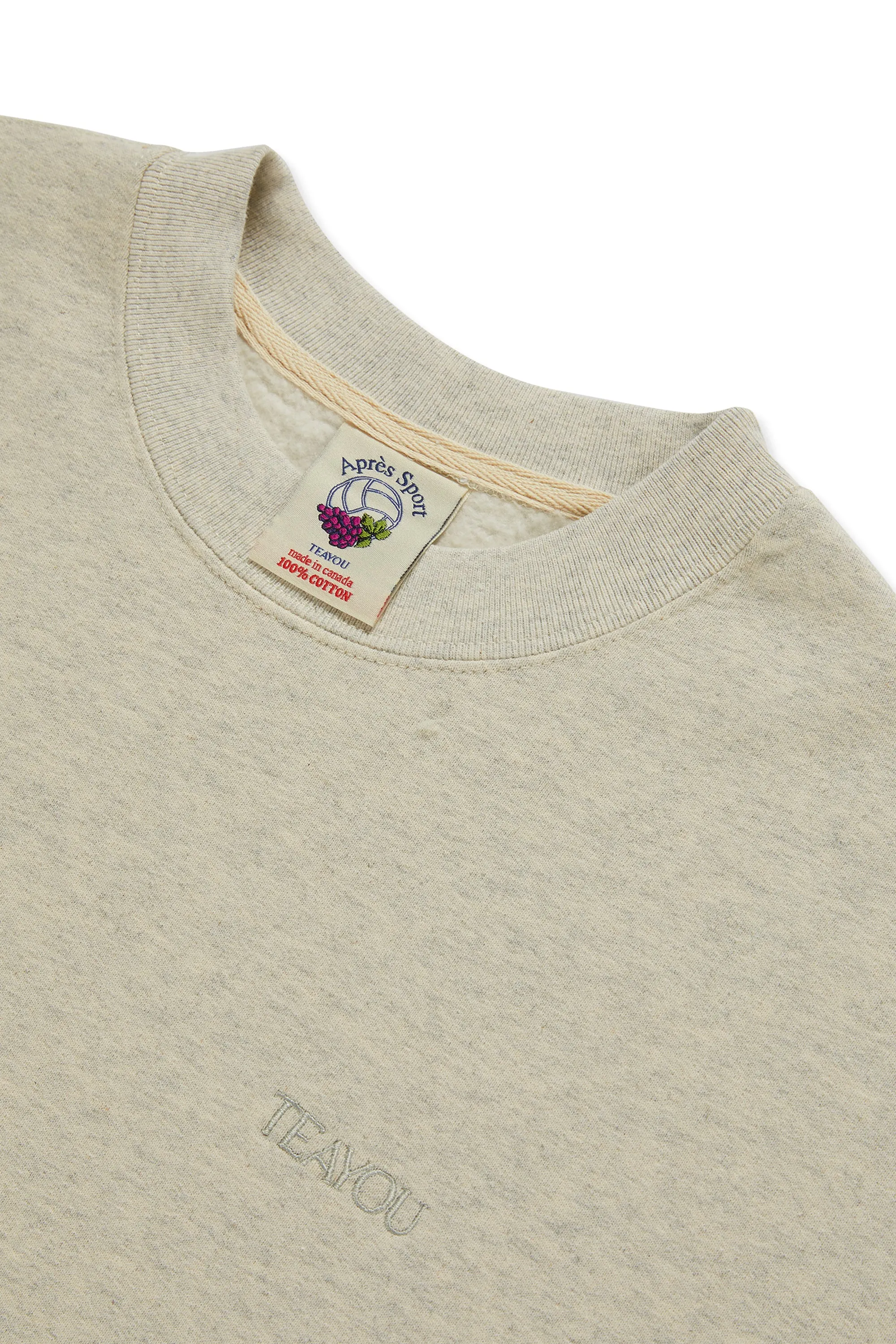 Fleece Crewneck Oat sold by Tea You product image thumbnail 5