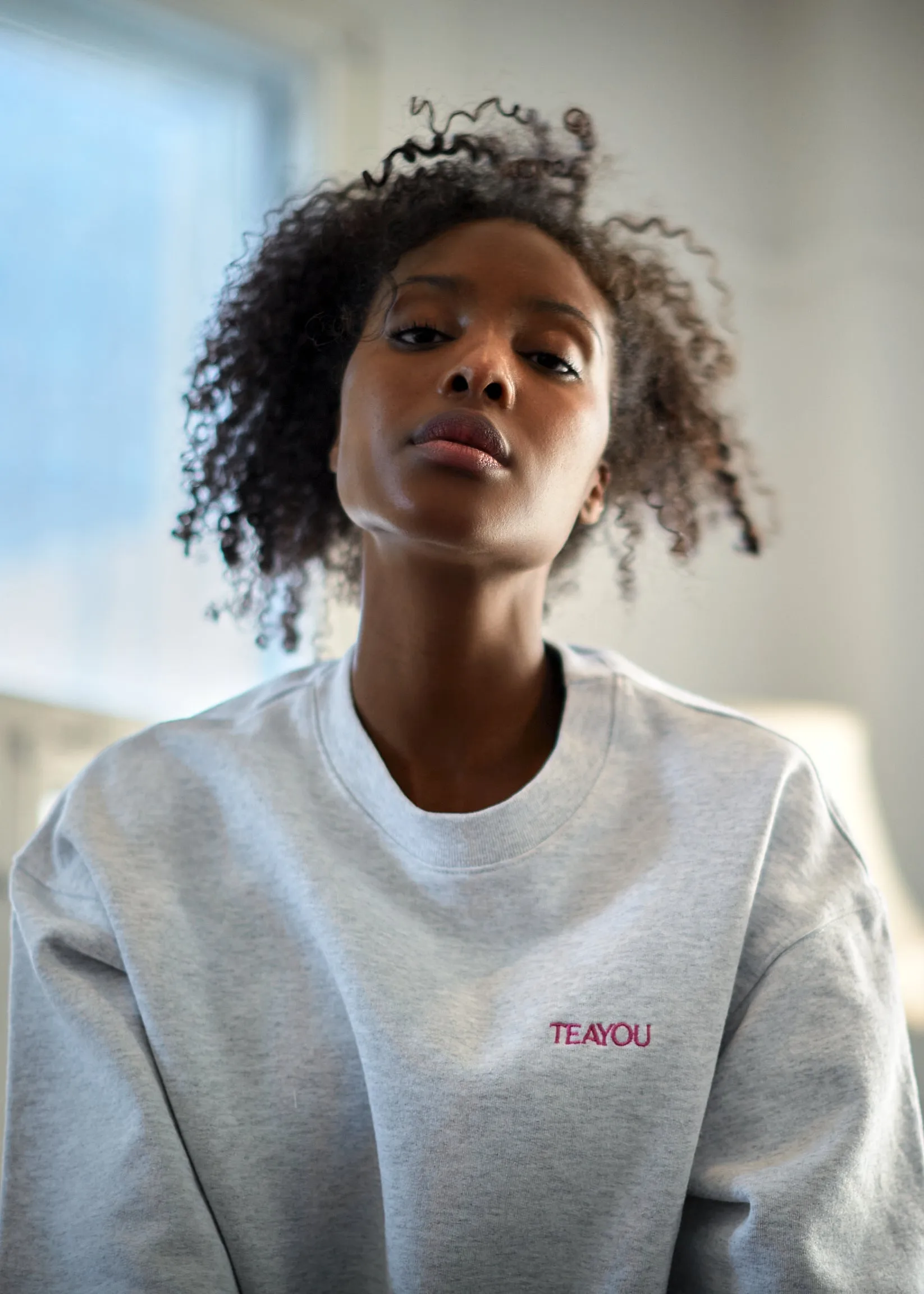 Fleece Crewneck Grey sold by Tea You product image thumbnail 5