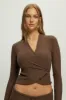 Aline Wrap Top sold by Tea You
