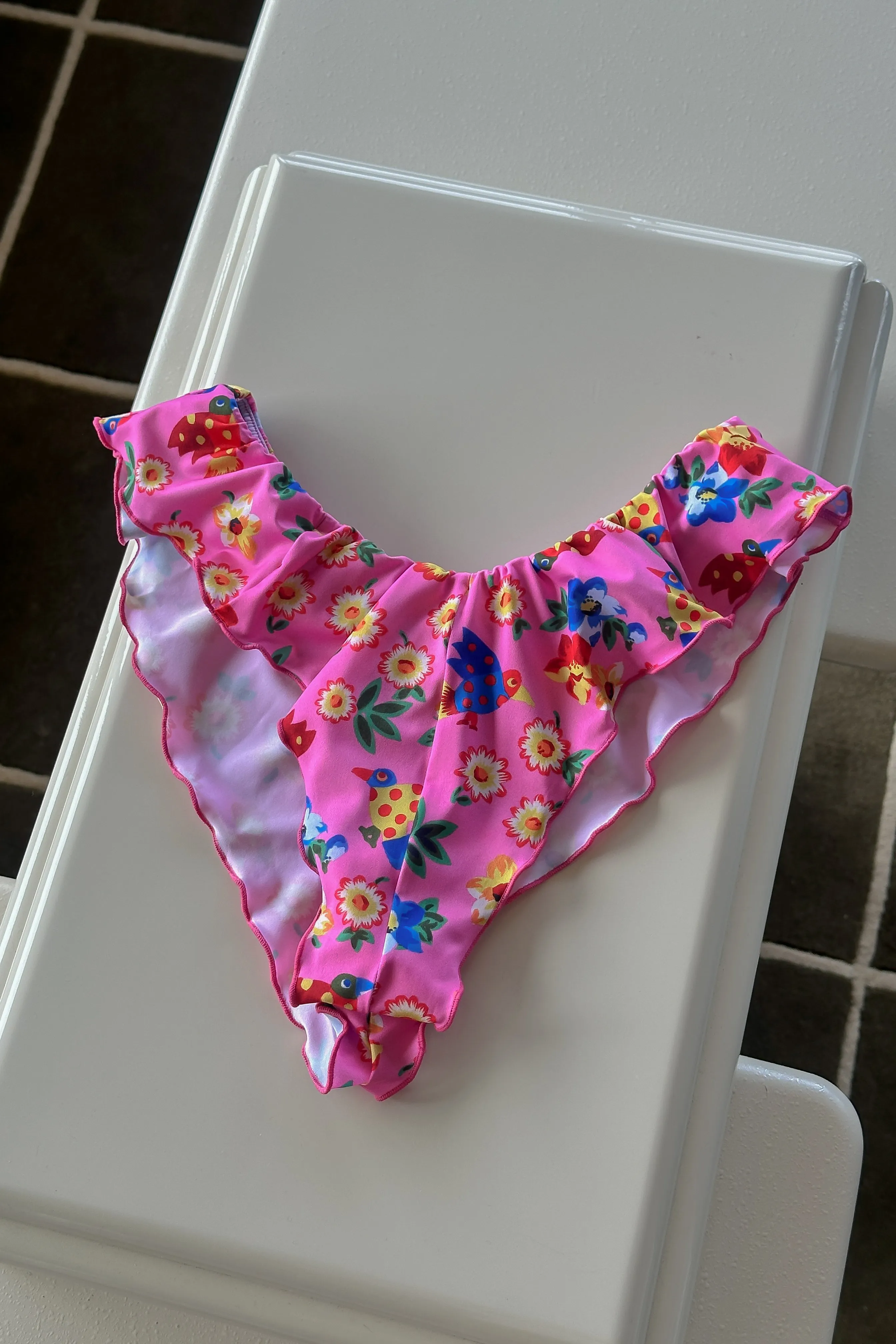 Giada bottoms Pink Plumeria sold by Tea You product image thumbnail 2