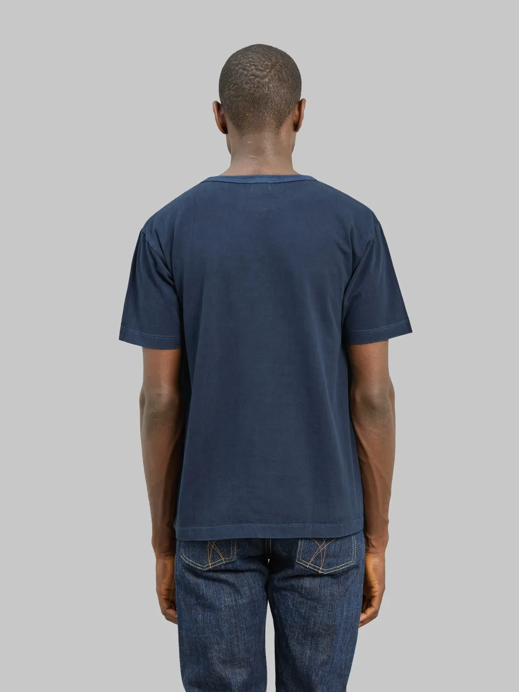 Whitesville Pigment Dye Pocket T-Shirt Navy sold by Whitesville product image thumbnail 2