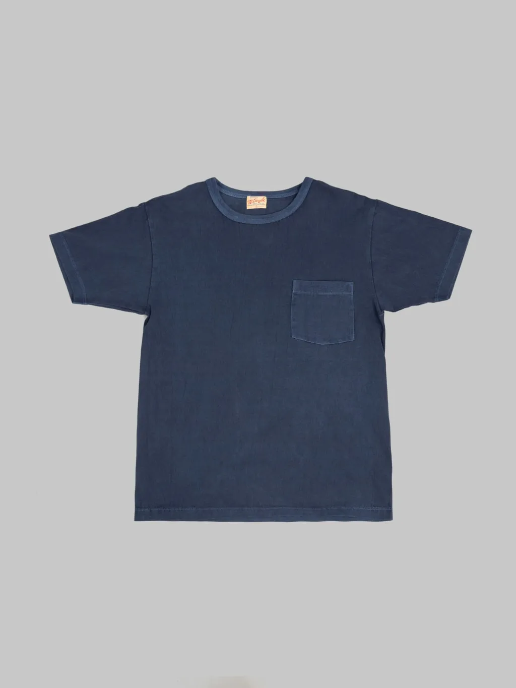 Whitesville Pigment Dye Pocket T-Shirt Navy sold by Whitesville product image thumbnail 5