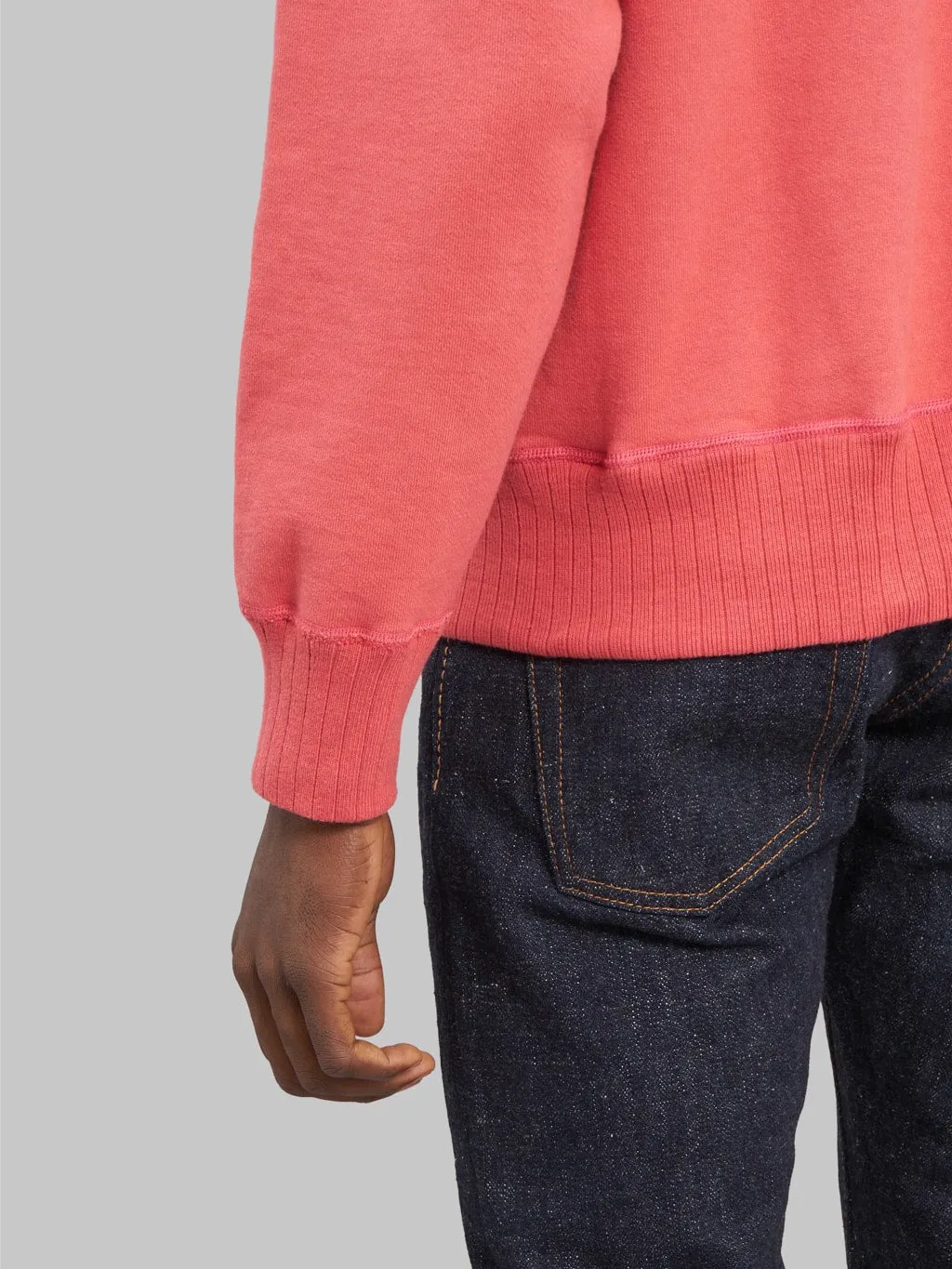 Whitesville Loopwheel Sweatshirt Red sold by Whitesville product image thumbnail 5