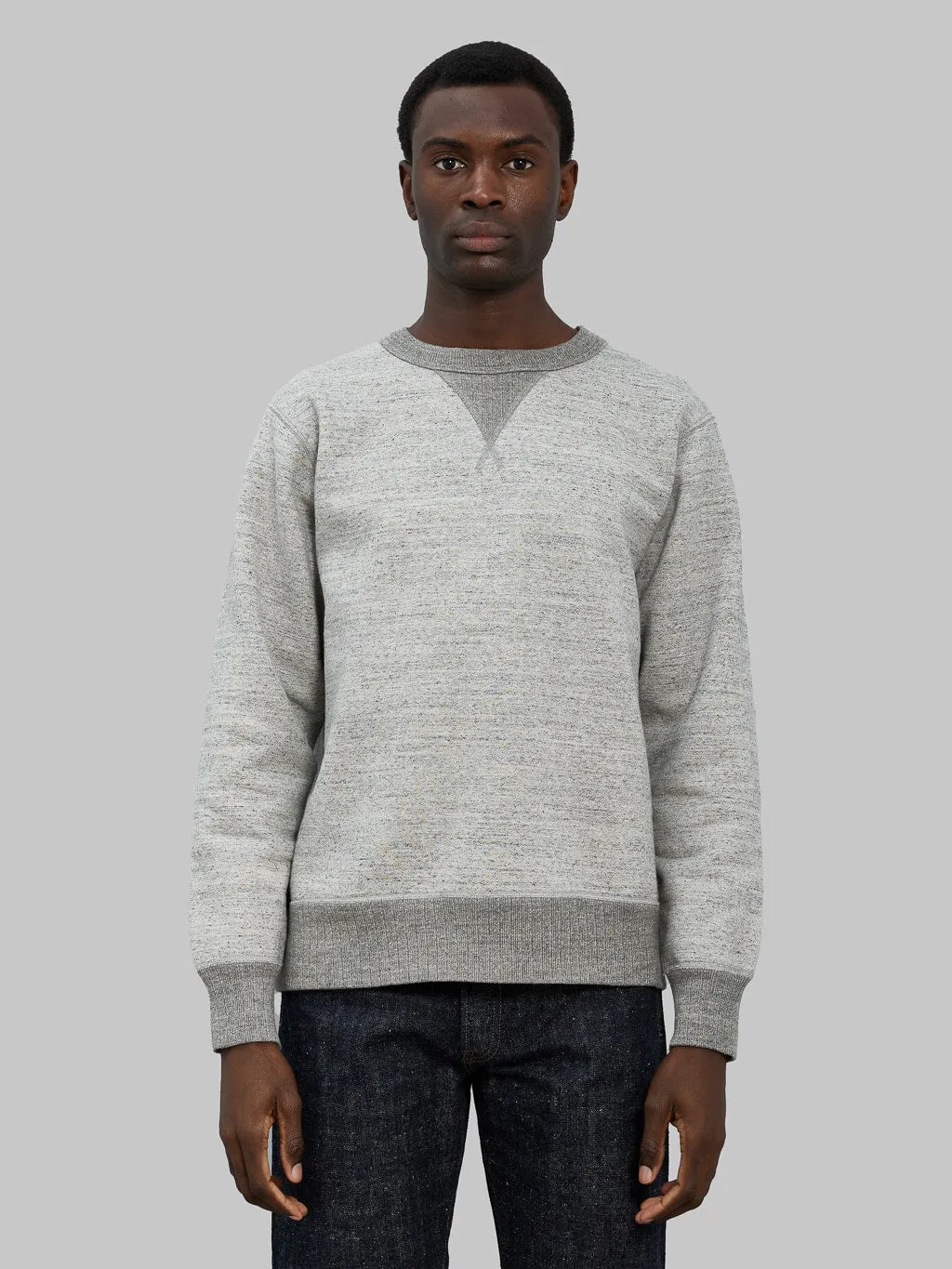 Whitesville Loopwheel Sweatshirt Heather Grey sold by Whitesville product image thumbnail 2
