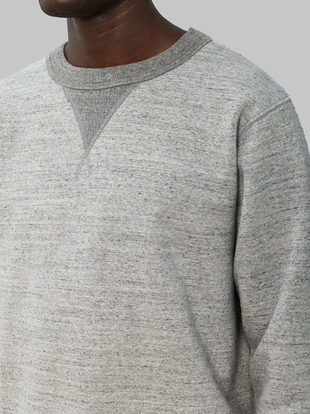 Whitesville Loopwheel Sweatshirt Heather Grey sold by Whitesville product image thumbnail 5