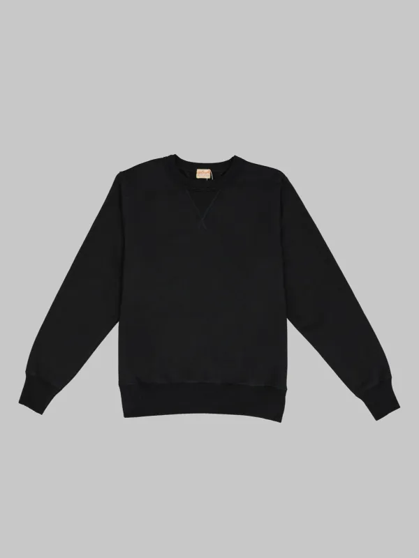 Whitesville Loopwheel Sweatshirt Black made by Whitesville