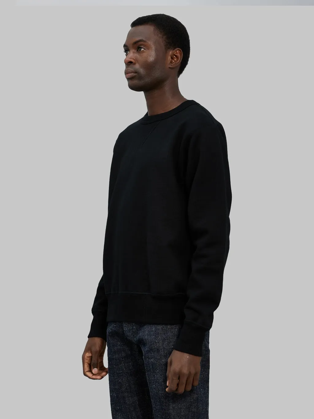 Whitesville Loopwheel Sweatshirt Black sold by Whitesville product image thumbnail 4