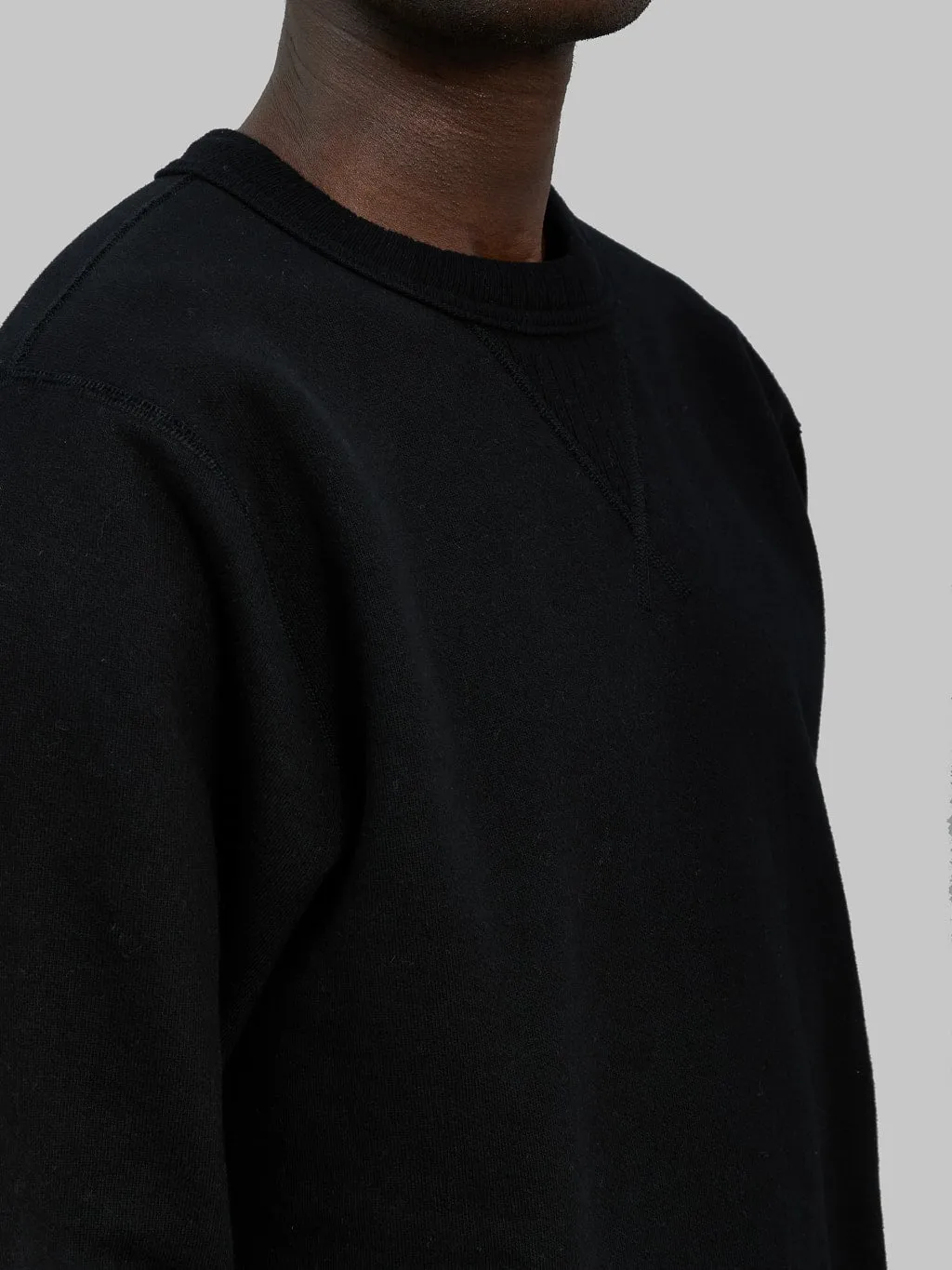 Whitesville Loopwheel Sweatshirt Black sold by Whitesville product image thumbnail 5