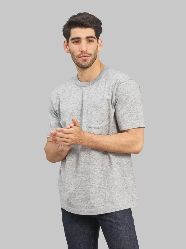 Whitesville Heavyweight Pocket T-Shirt Heather Grey made by Whitesville