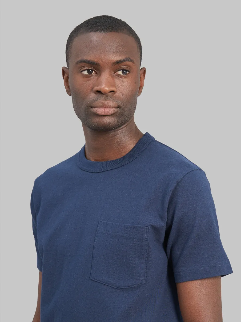 Whitesville Heavyweight Pocket T-Shirt Navy sold by Whitesville product image thumbnail 4