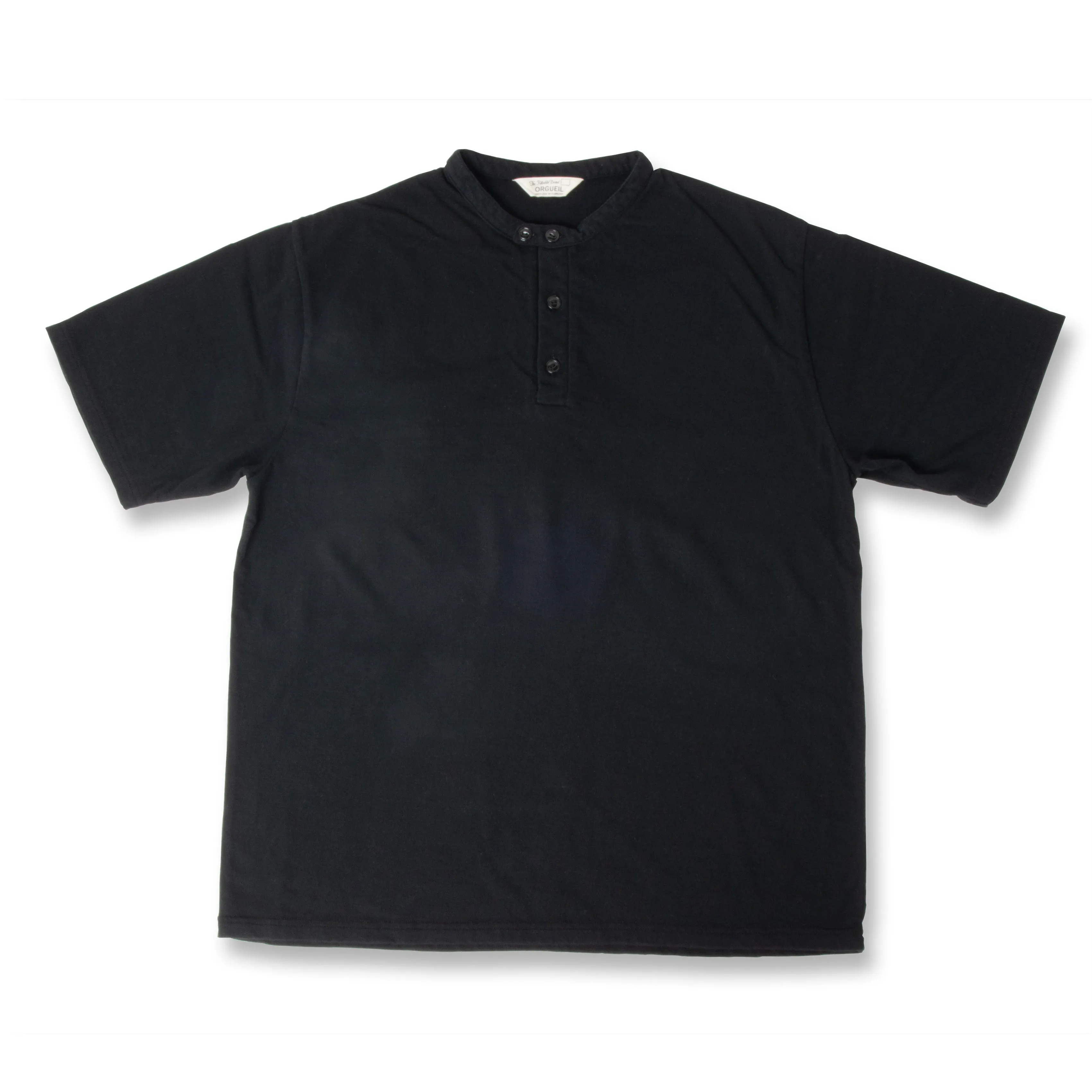 Loop Wheel Henry Neck T-shirt【OR-9113】 sold by Studio D'Artisan