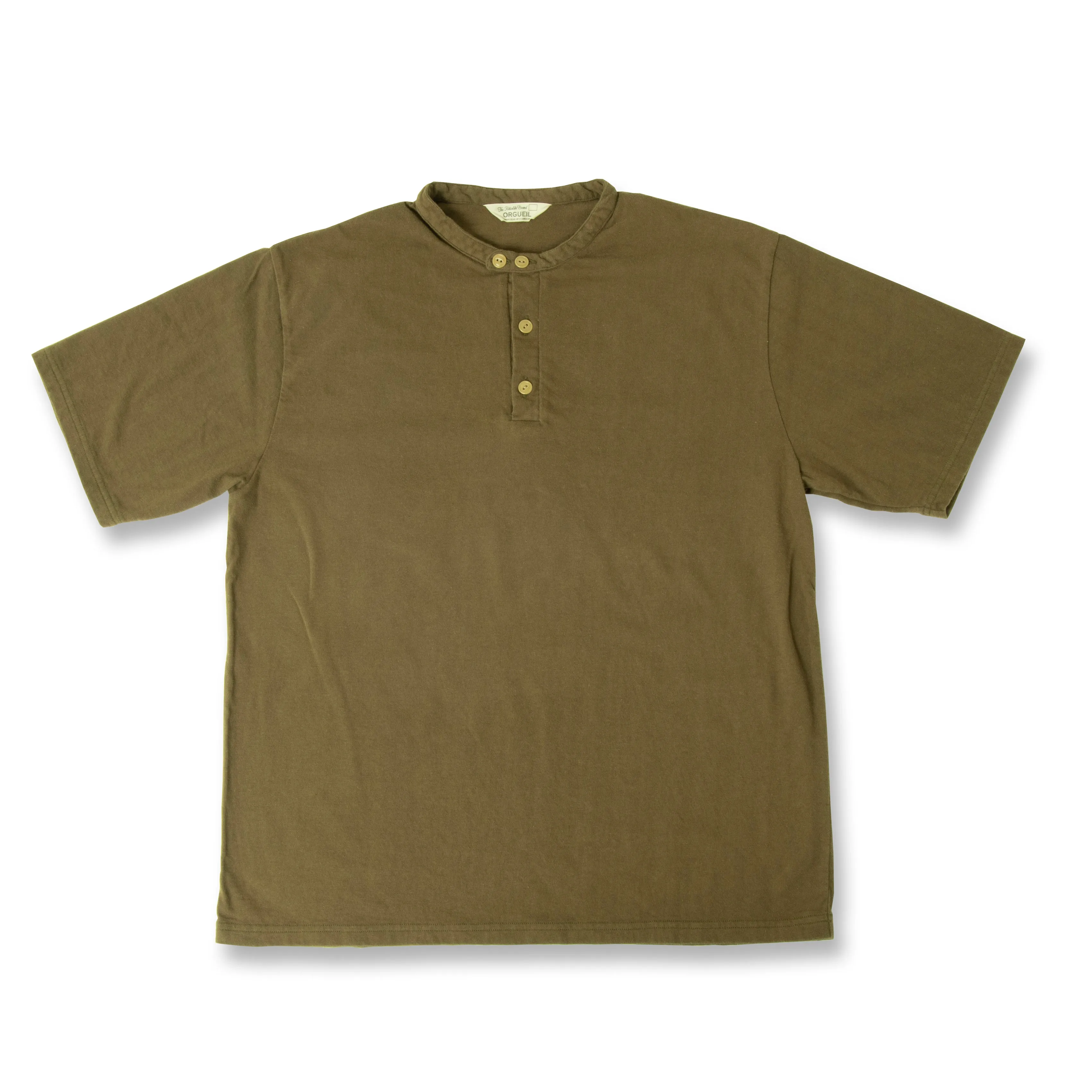 Loop Wheel Henry Neck T-shirt【OR-9113】 sold by Studio D'Artisan product image thumbnail 3