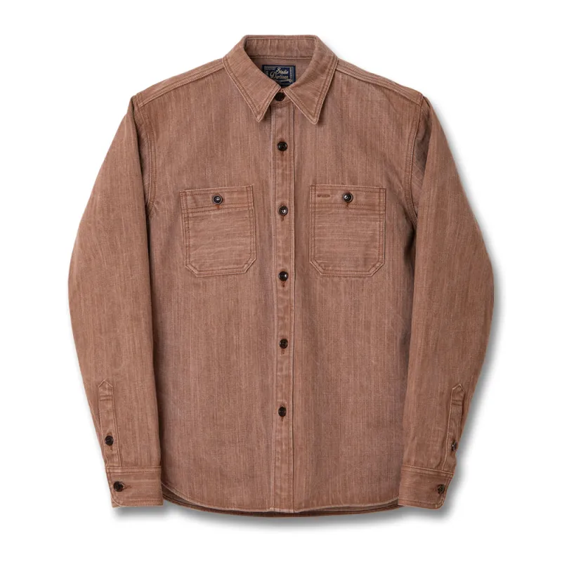 柿渋デニムシャツ【D5732】 made by Studio D'Artisan