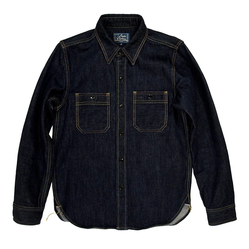 14ozデニムワークシャツ【D5335】 sold by Studio D'Artisan