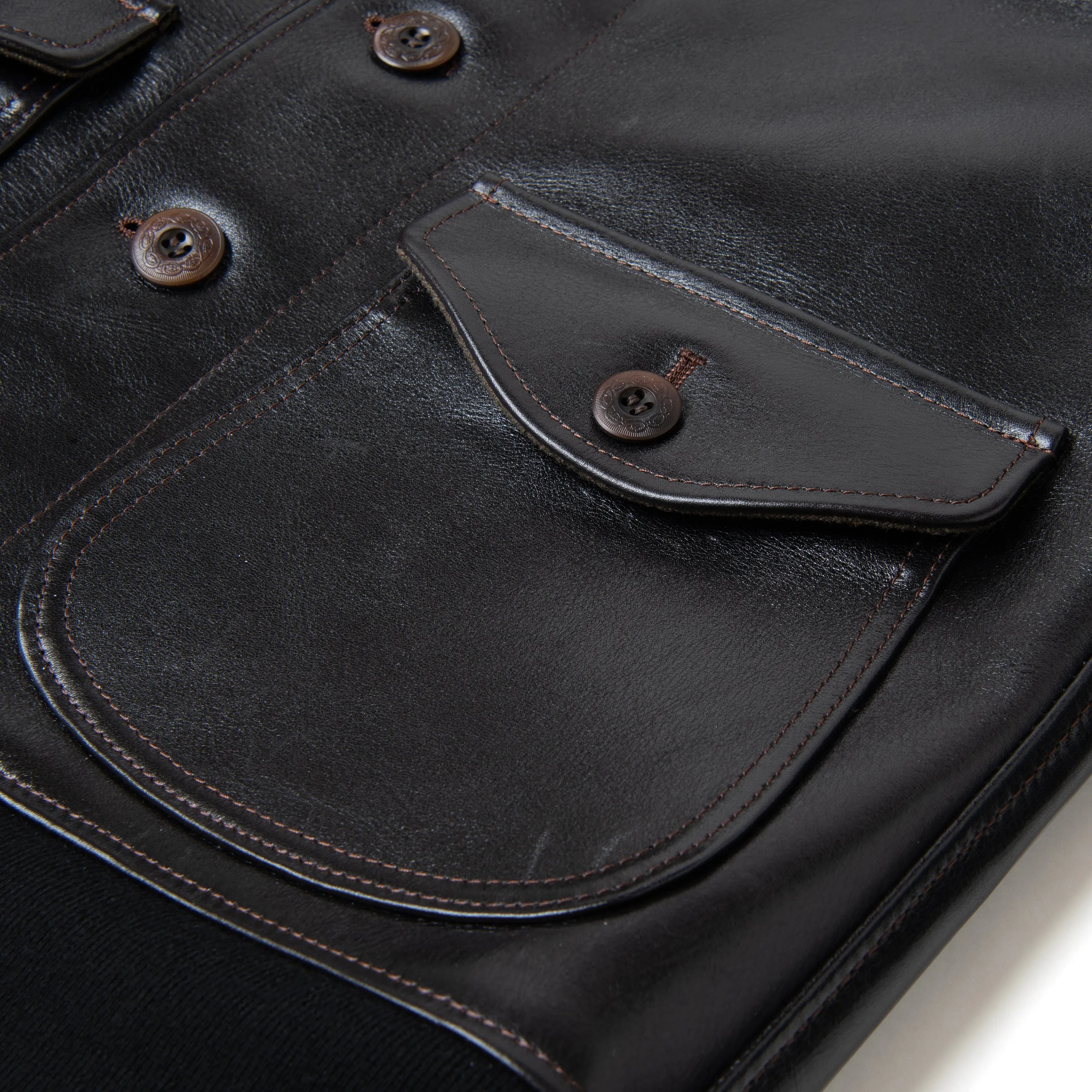 Aniline Steer Oil A-1 Jacket【OR-4318】 sold by Studio D'Artisan product image thumbnail 4