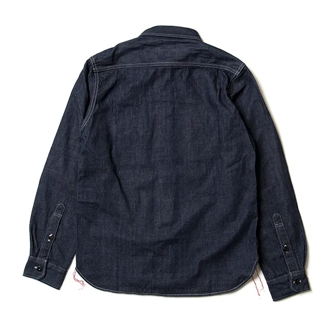 デニム長袖ワークシャツ【5333B】 sold by Studio D'Artisan product image thumbnail 2