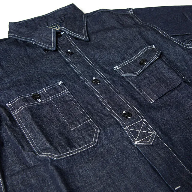 デニム長袖ワークシャツ【5333B】 sold by Studio D'Artisan product image thumbnail 4