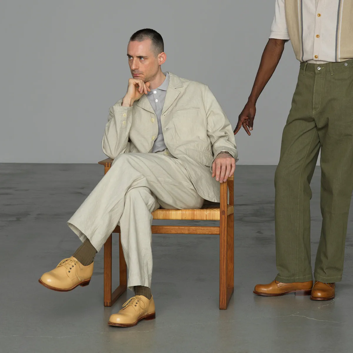Cotton Linen Trousers 【OR-1121】 sold by Studio D'Artisan product image thumbnail 5