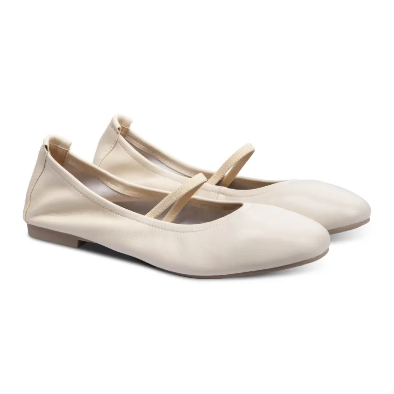 Lacy Ballet Flats White sold by Nappa Milano
