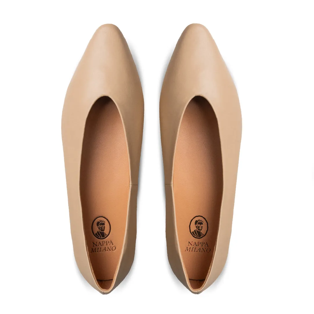 Rene Classic Flats Cream sold by Nappa Milano product image thumbnail 5