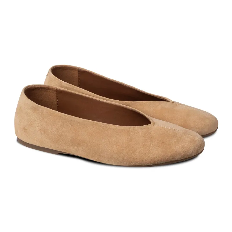 Rene Bare Flats Beige sold by Nappa Milano
